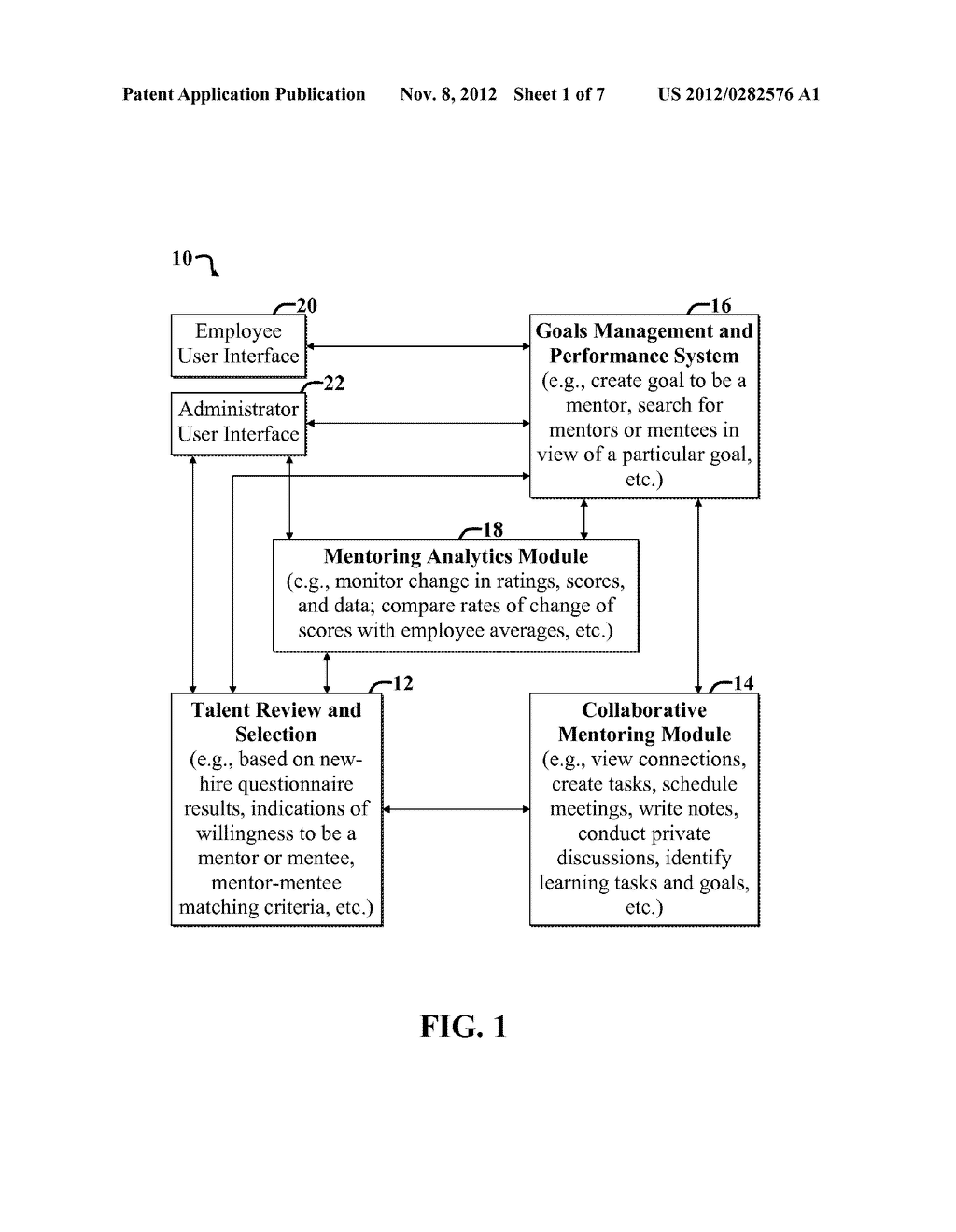 System for managing formal mentoring programs - diagram, schematic, and image 02