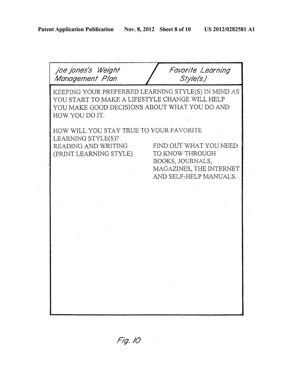 SYSTEM AND METHOD FOR BEHAVIOR MODIFICATION - diagram, schematic, and image 09