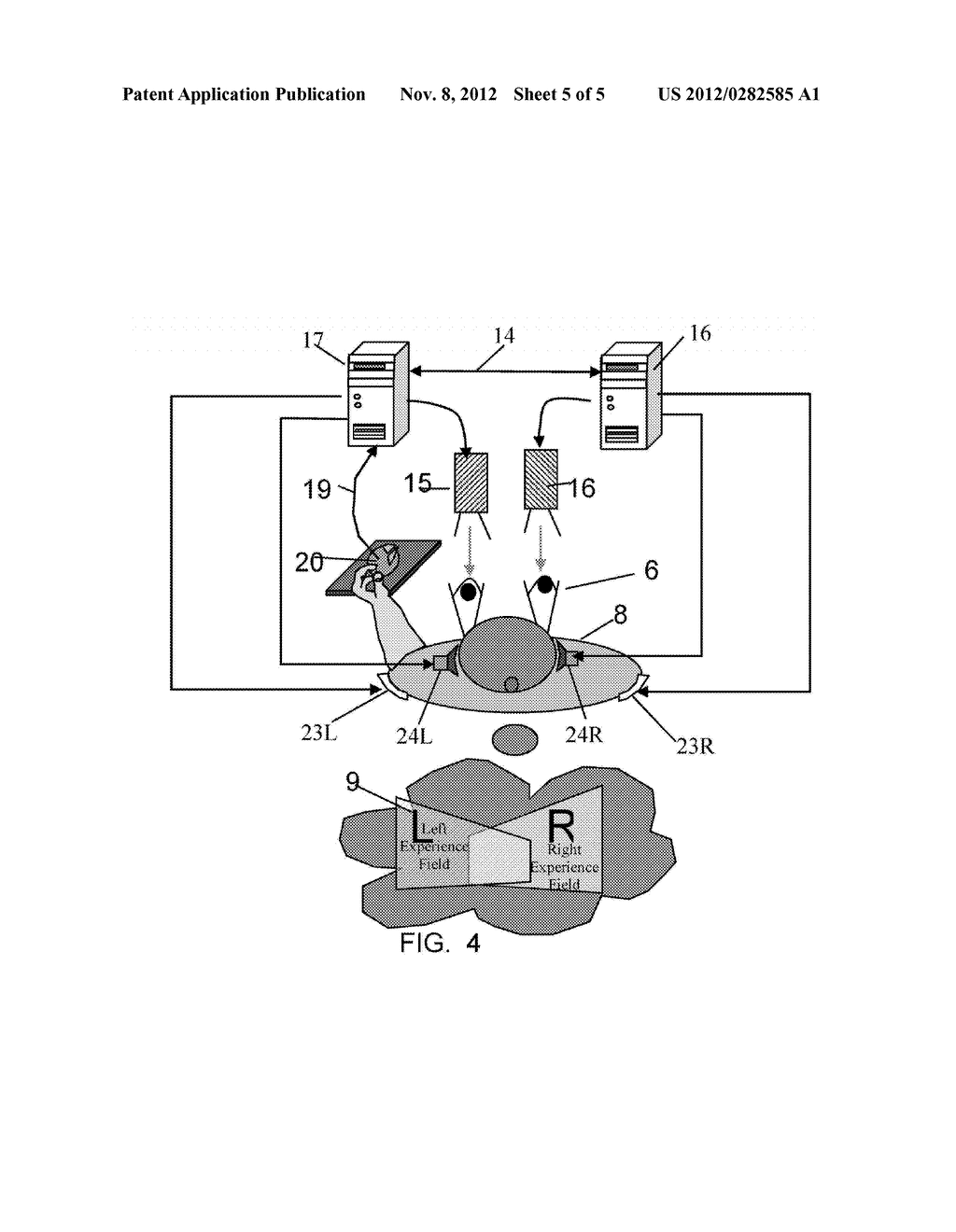 Interest-Attention Feedback System for Separating Cognitive Awareness into     Different Left and Right Sensor Displays - diagram, schematic, and image 06