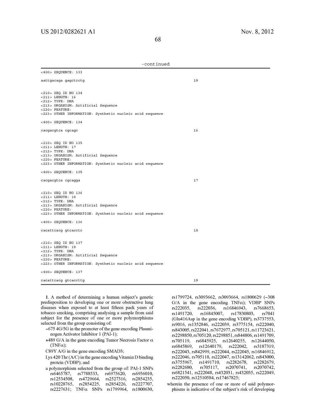 METHODS AND COMPOSITIONS FOR ASSESSMENT OF PULMONARY FUNCTION AND     DISORDERS - diagram, schematic, and image 70