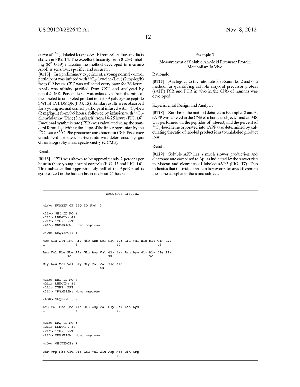 METHODS FOR MEASURING THE METABOLISM OF NEURALLY DERIVED BIOMOLECULES IN     VIVO - diagram, schematic, and image 37