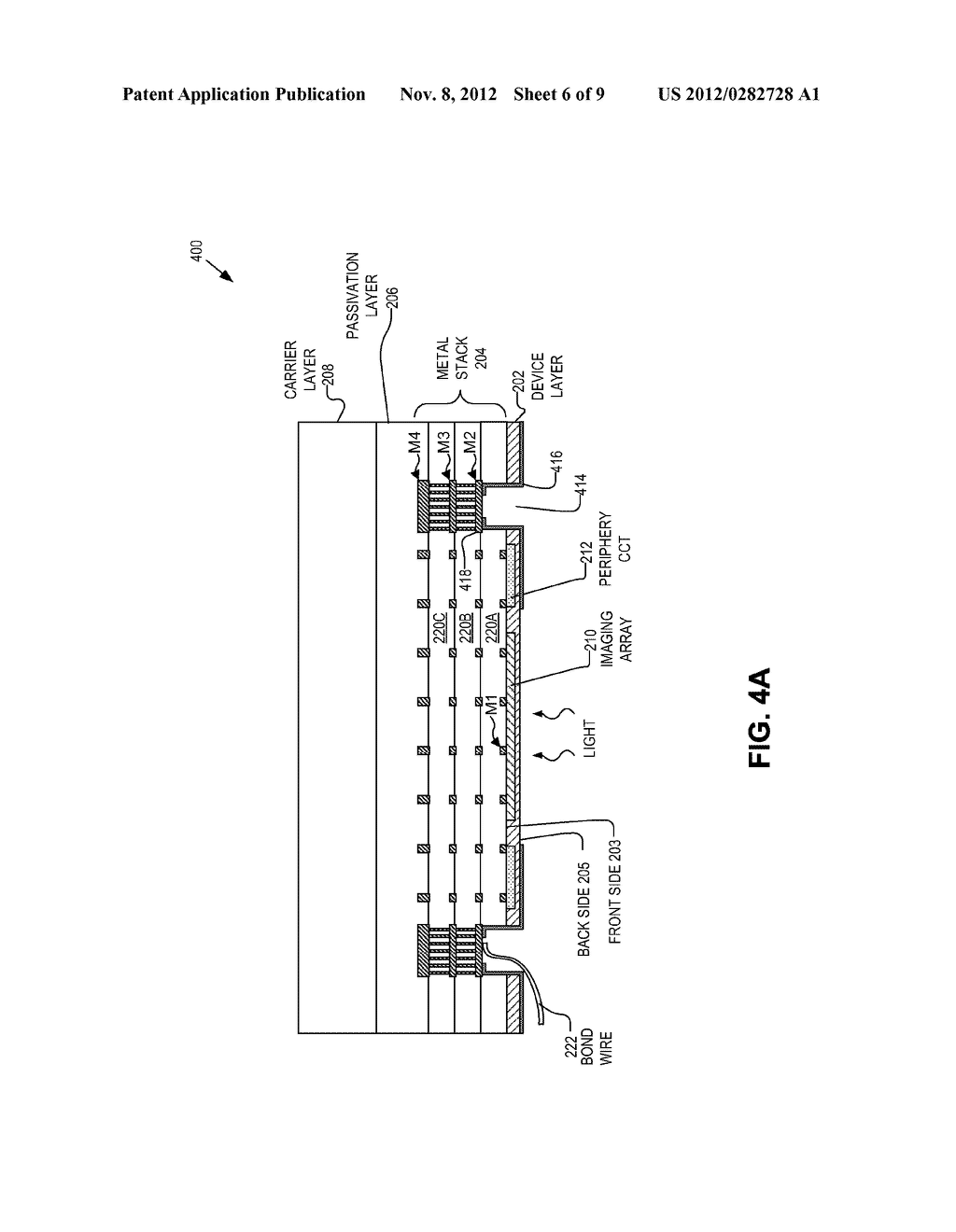 BACKSIDE ILLUMINATED IMAGING SENSOR WITH REINFORCED PAD STRUCTURE - diagram, schematic, and image 07