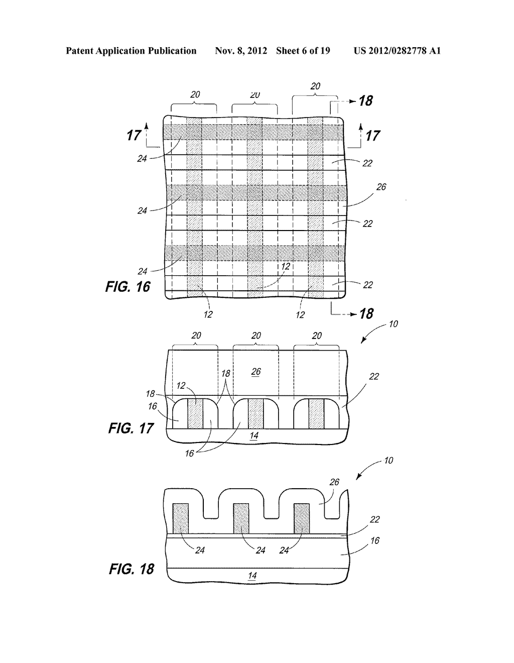 Methods Of Forming A Pattern On A Substrate - diagram, schematic, and image 07