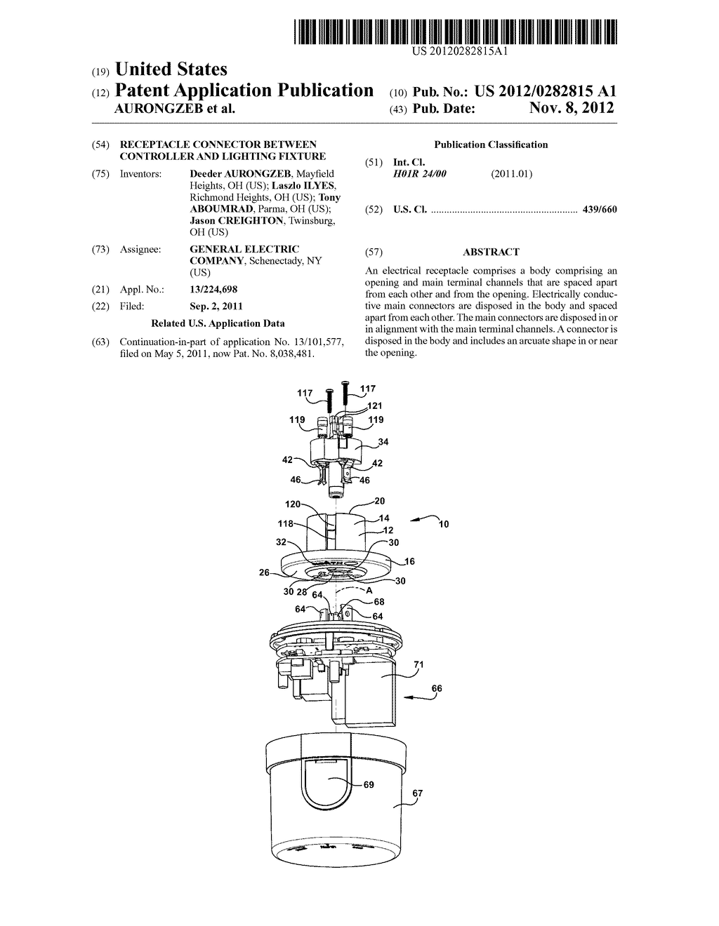 RECEPTACLE CONNECTOR BETWEEN CONTROLLER AND LIGHTING FIXTURE - diagram, schematic, and image 01