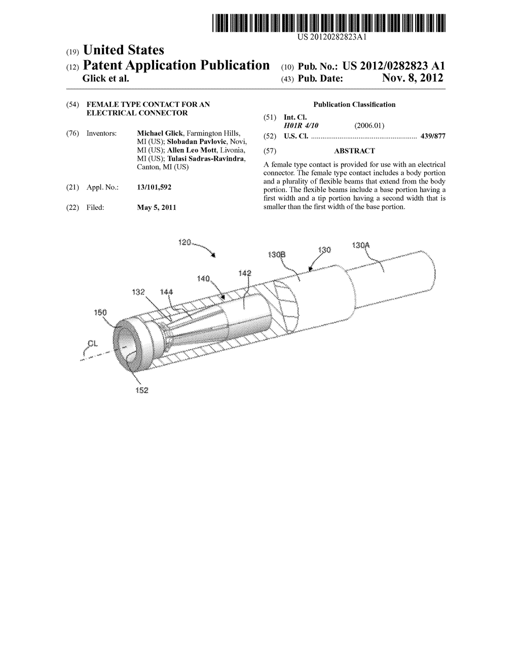 FEMALE TYPE CONTACT FOR AN ELECTRICAL CONNECTOR - diagram, schematic, and image 01