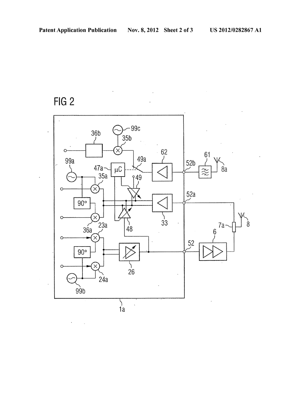 Transceiver Arrangement and Method for Processing a Signal - diagram, schematic, and image 03