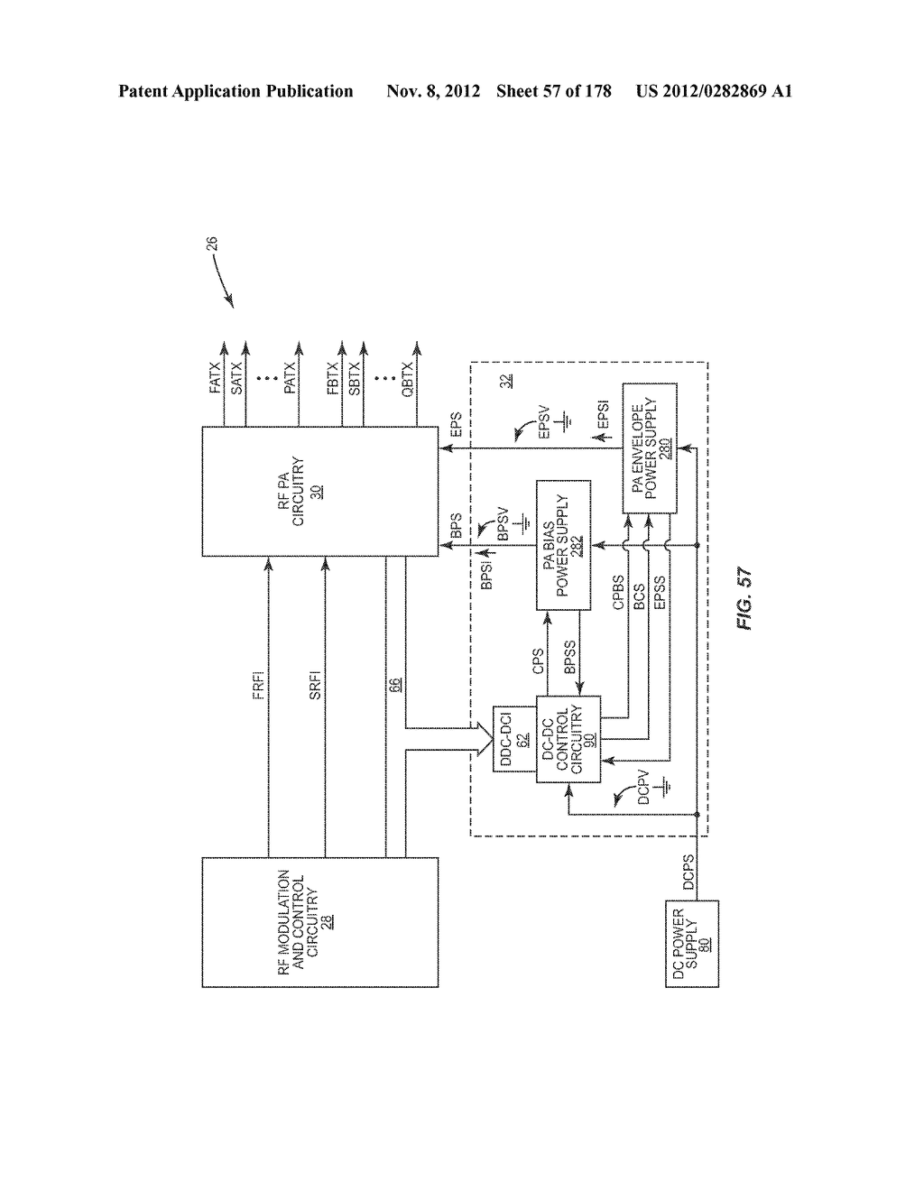 RF PA LINEARITY REQUIREMENTS BASED CONVERTER OPERATING MODE SELECTION - diagram, schematic, and image 58