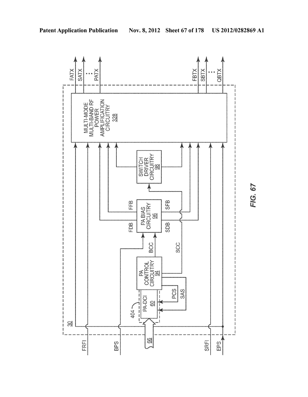 RF PA LINEARITY REQUIREMENTS BASED CONVERTER OPERATING MODE SELECTION - diagram, schematic, and image 68