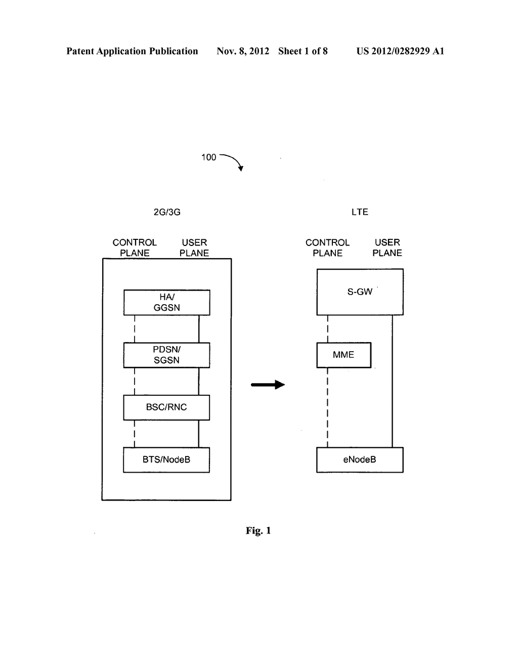 Apparatuses and Methods for Reducing a Load on a Serving Gateway in a     Communications Network Systems - diagram, schematic, and image 02