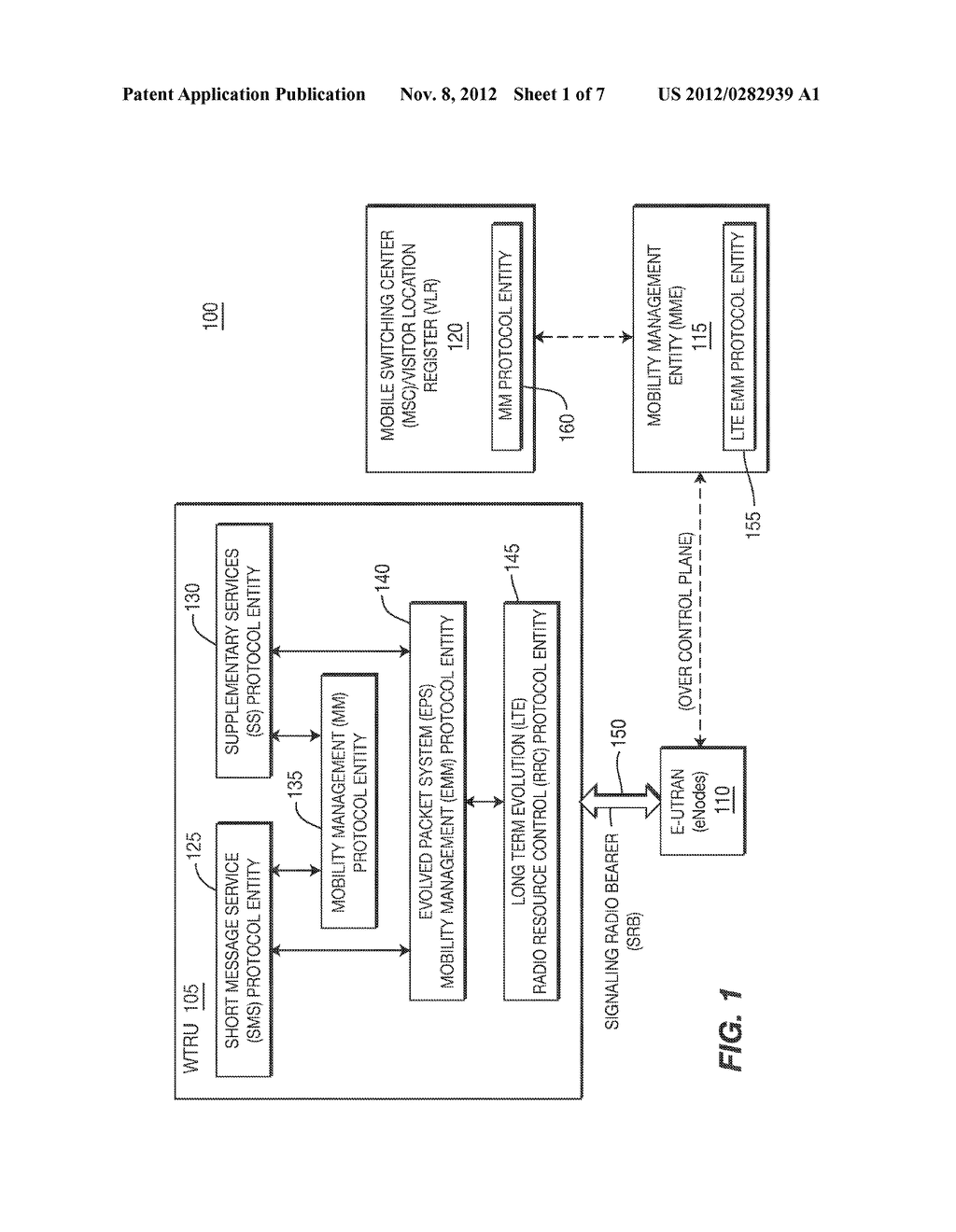 METHOD AND APPARATUS FOR COMMUNICATING SHORT MESSAGE SERVICE AND     SUPPLEMENTARY SERVICES MESSAGES - diagram, schematic, and image 02