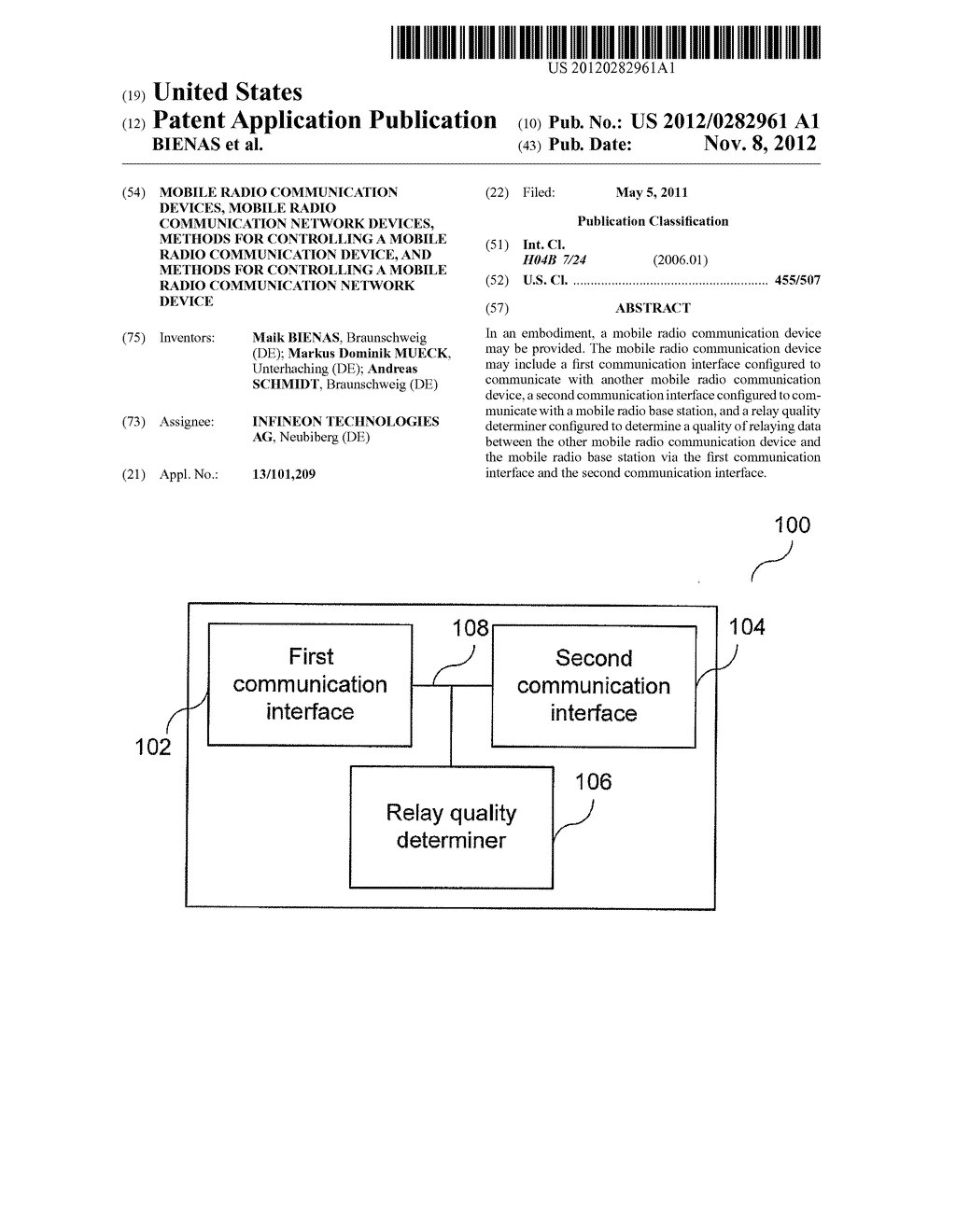 MOBILE RADIO COMMUNICATION DEVICES, MOBILE RADIO COMMUNICATION NETWORK     DEVICES, METHODS FOR CONTROLLING A MOBILE RADIO COMMUNICATION DEVICE, AND     METHODS FOR CONTROLLING A MOBILE RADIO COMMUNICATION NETWORK DEVICE - diagram, schematic, and image 01