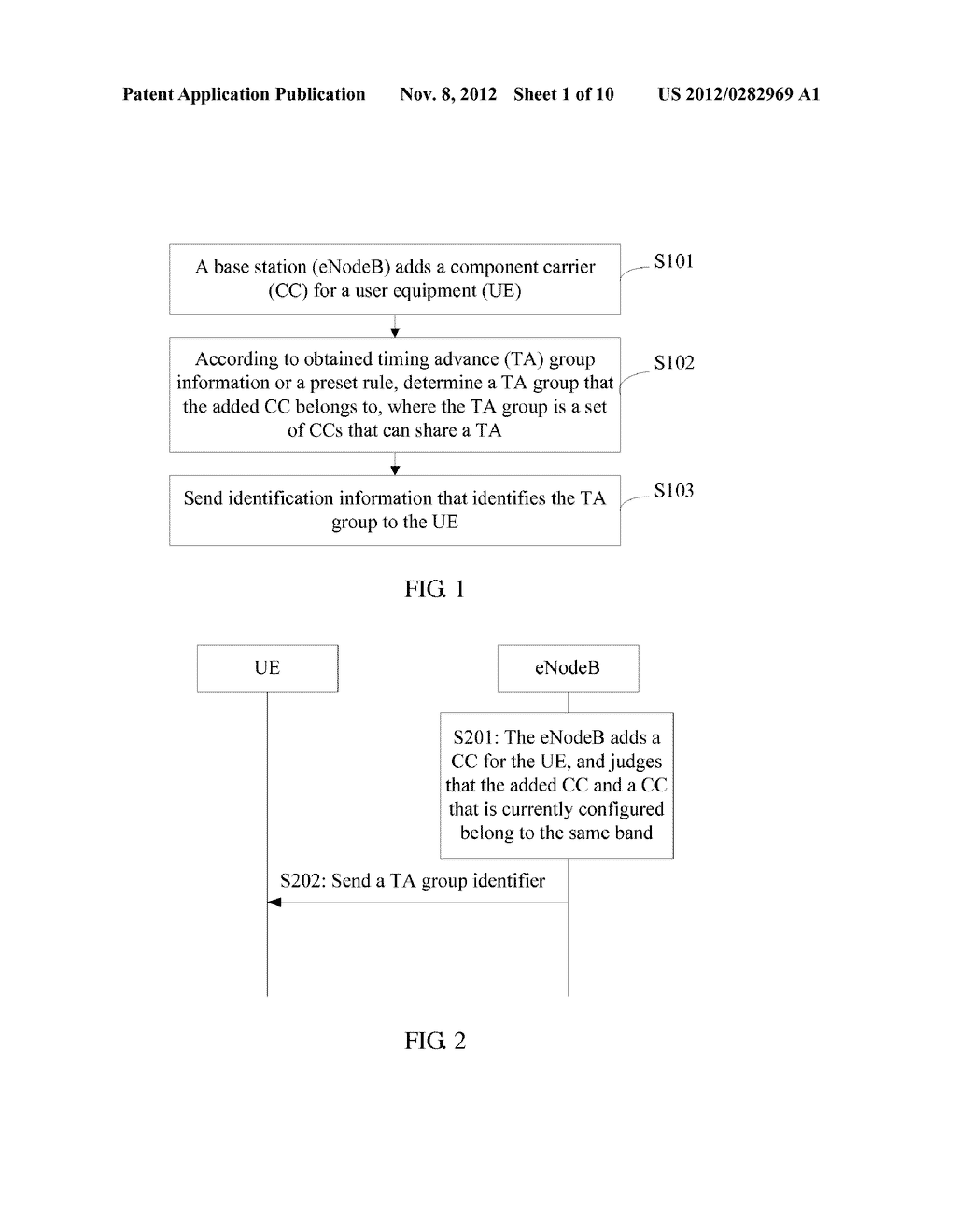 Method, Device, and System for Determining Timing Advance Grouping - diagram, schematic, and image 02