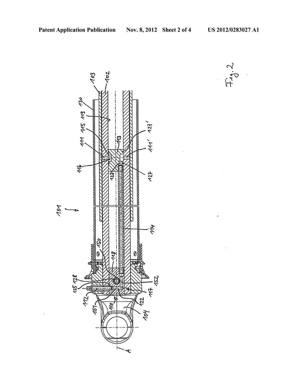 Central Lubrication of Articulated Shafts - diagram, schematic, and image 03