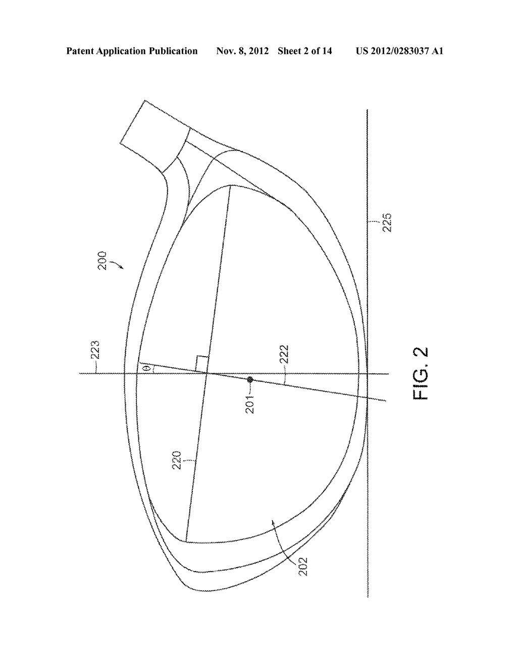 GOLF CLUB HEAD WITH IMPROVED PERFORMANCE - diagram, schematic, and image 03