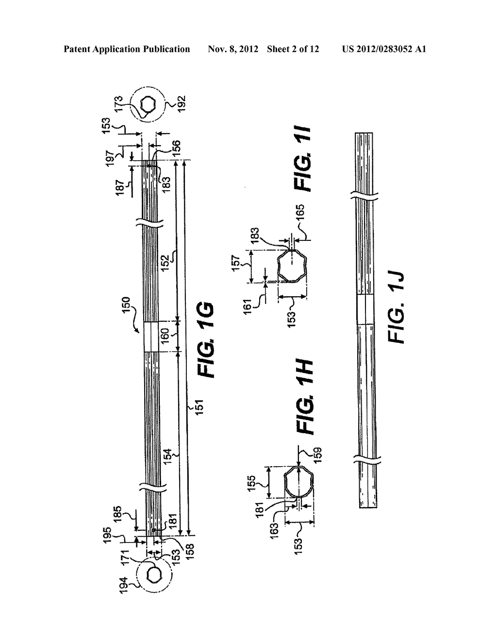 TRANSITIONING AND NONLINEAR LACROSSE STICK HANDLES - diagram, schematic, and image 03