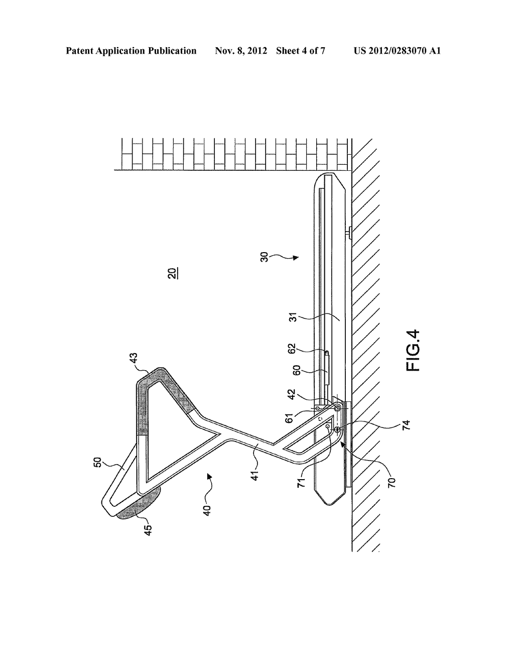 TREADMILL FOLDABLE INTO A CHAIR - diagram, schematic, and image 05