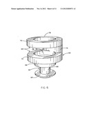 Weight plate with center post locking cartridge diagram and image