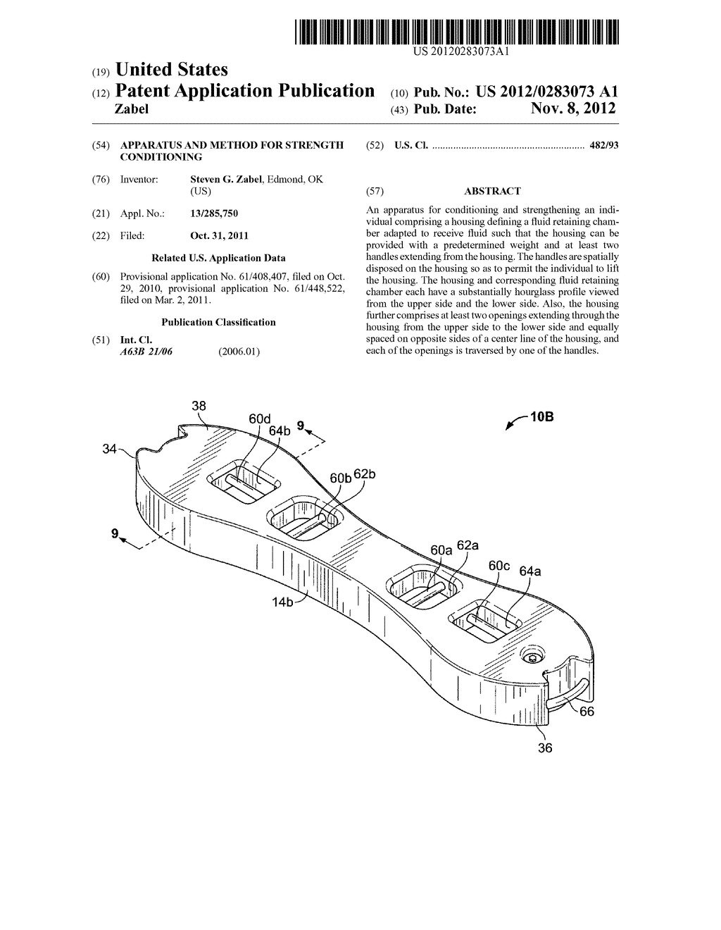 APPARATUS AND METHOD FOR STRENGTH CONDITIONING - diagram, schematic, and image 01