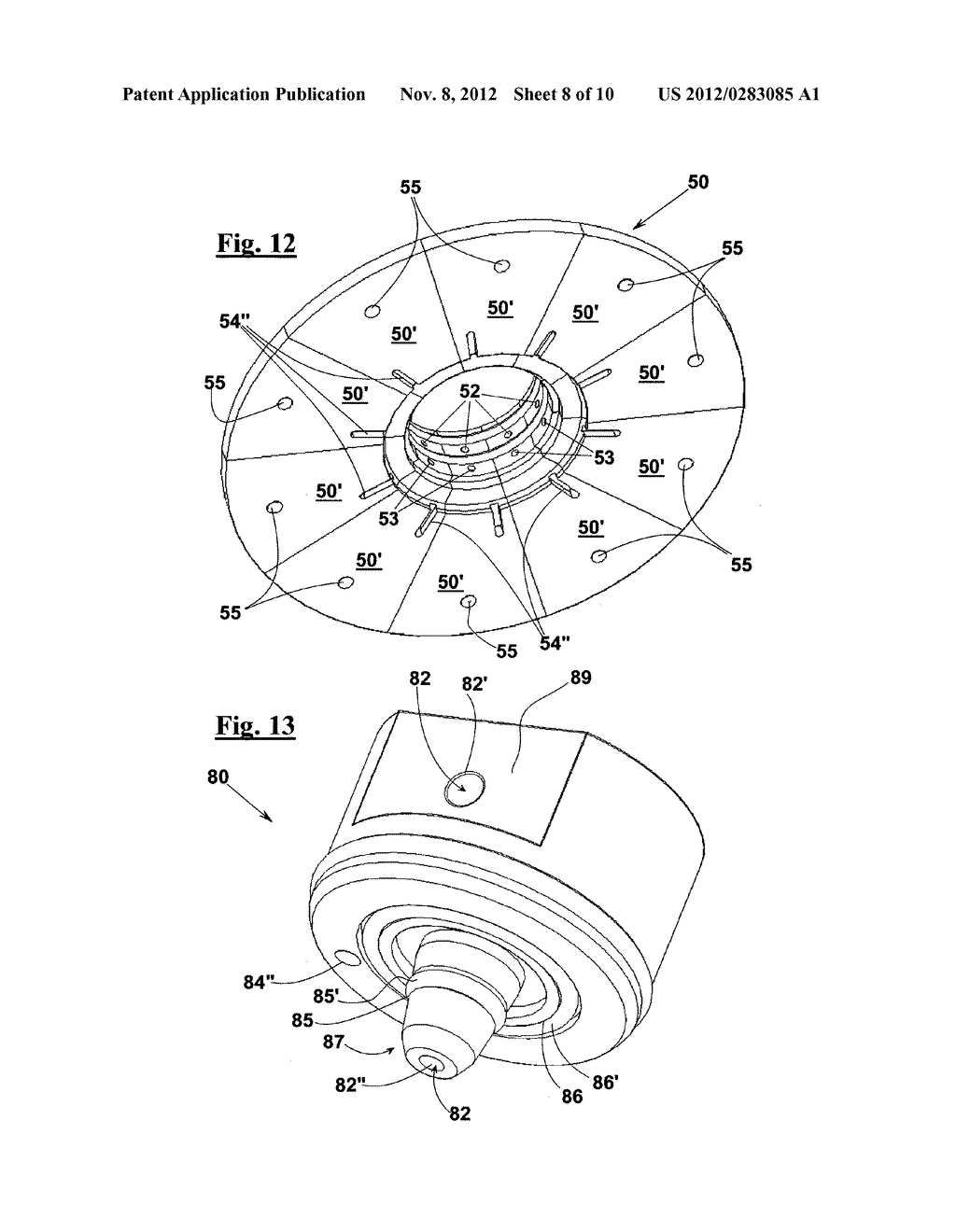 CENTRIFUGAL APPARATUS FOR BIOCHEMICAL PROCESSES COMPRISING A GAS     CHANNELING SYSTEM - diagram, schematic, and image 09