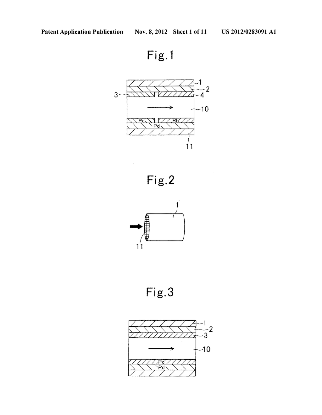 CATALYST FOR CONVERTING EXHAUST GASES - diagram, schematic, and image 02