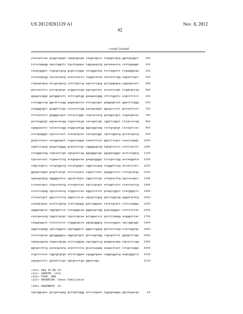 COMPOSITIONS AND METHODS FOR DIAGNOSING AND TREATING KIDNEY DISORDERS IN A     CANINE - diagram, schematic, and image 43