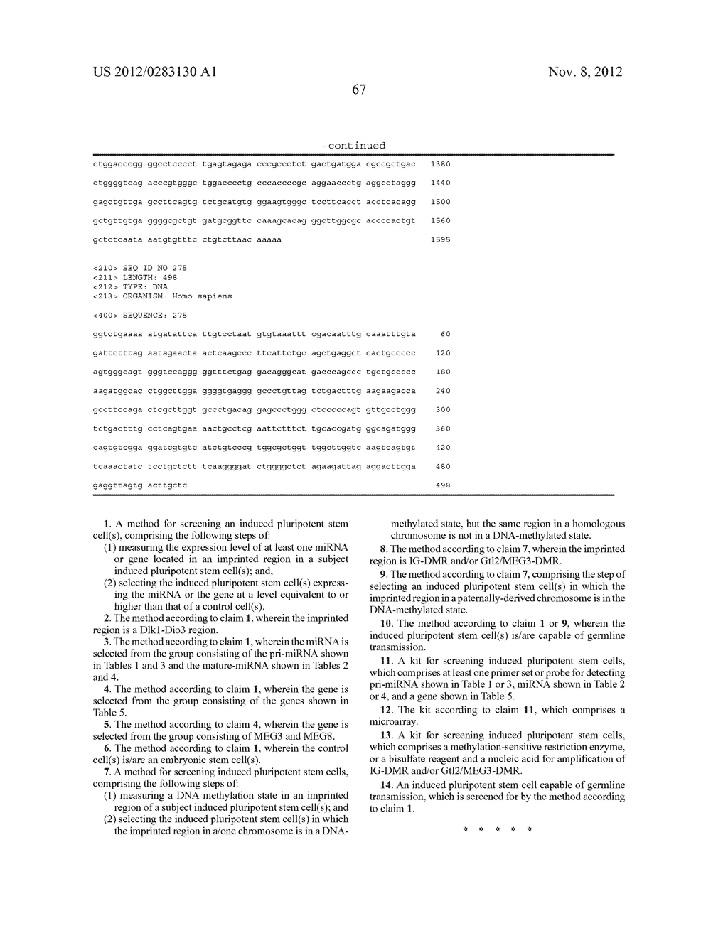 METHOD FOR SCREENING INDUCED PLURIPOTENT STEM CELLS - diagram, schematic, and image 79