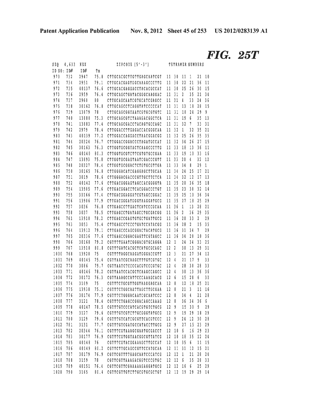 METHOD OF DESIGNING ADDRESSABLE ARRAY SUITABLE FOR DETECTION OF NUCLEIC     ACID SEQUENCE DIFFERENCES USING LIGASE DETECTION REACTION - diagram, schematic, and image 46