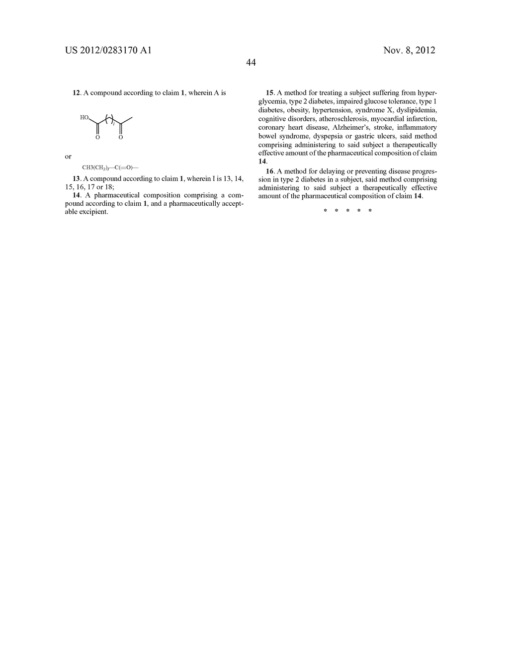 Acylated Exendin-4 Compounds - diagram, schematic, and image 45