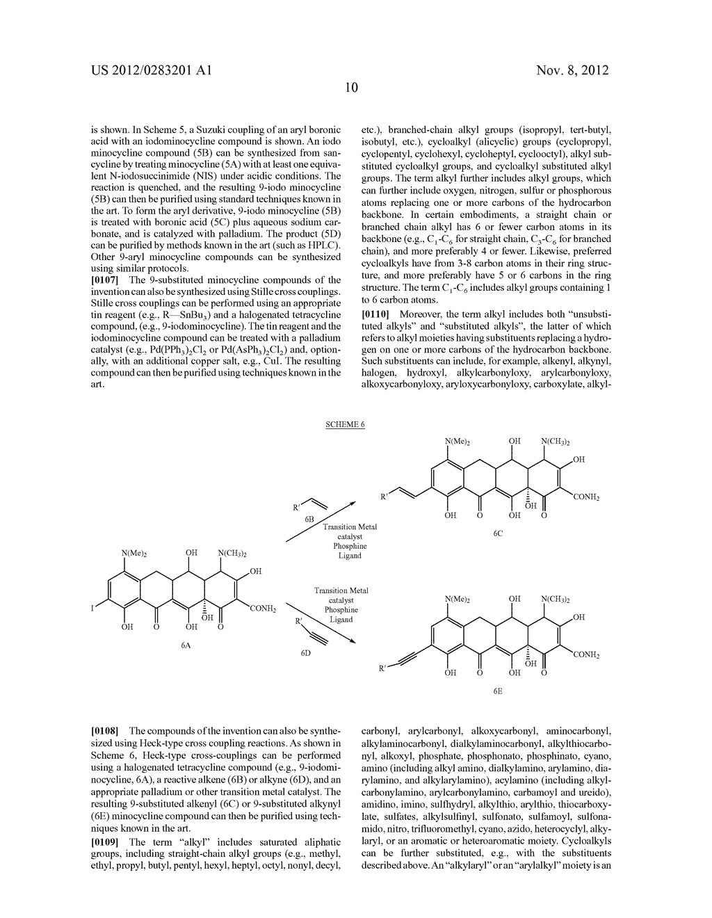 9-SUBSTITUTED MINOCYCLINE COMPOUNDS - diagram, schematic, and image 11