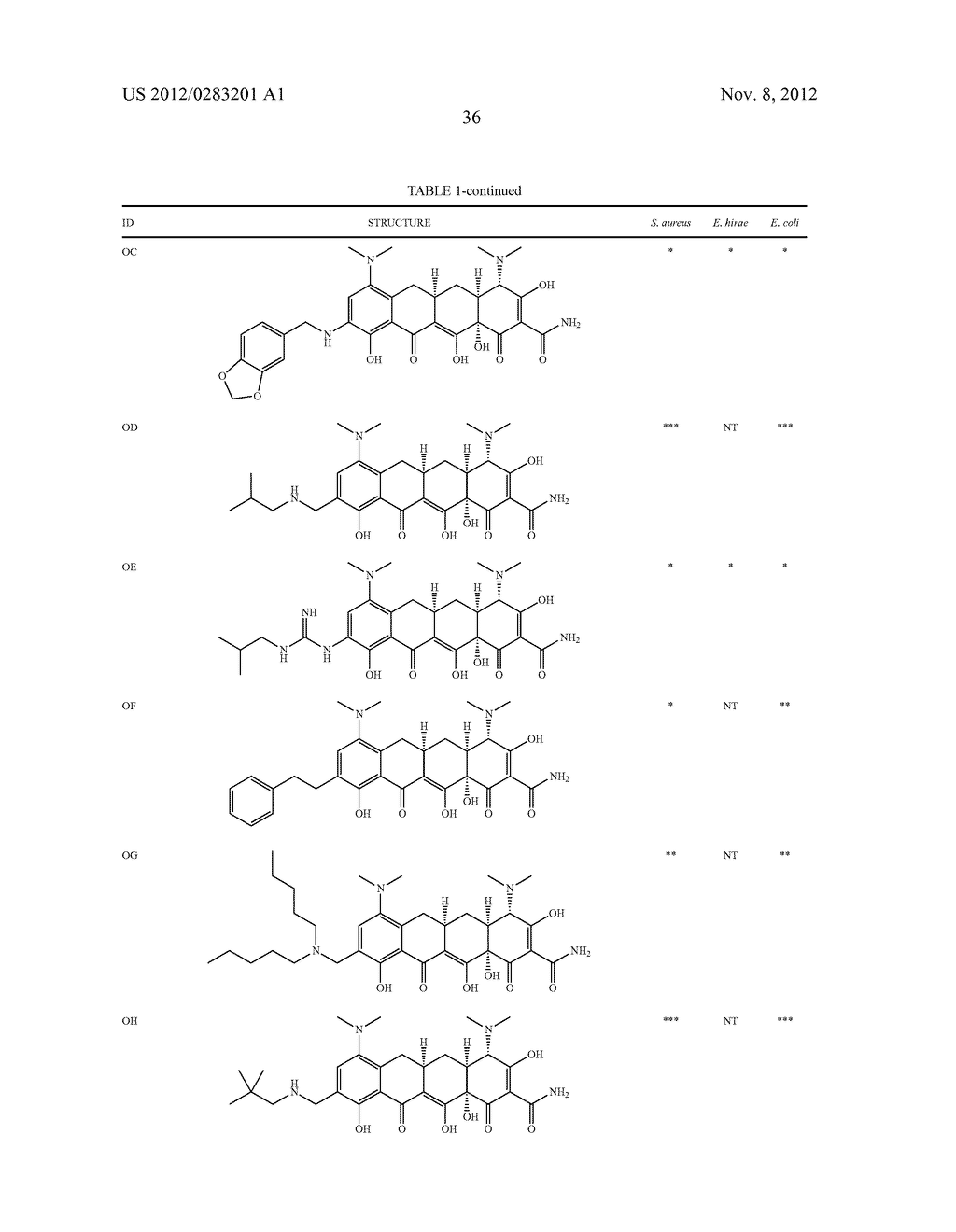 9-SUBSTITUTED MINOCYCLINE COMPOUNDS - diagram, schematic, and image 37