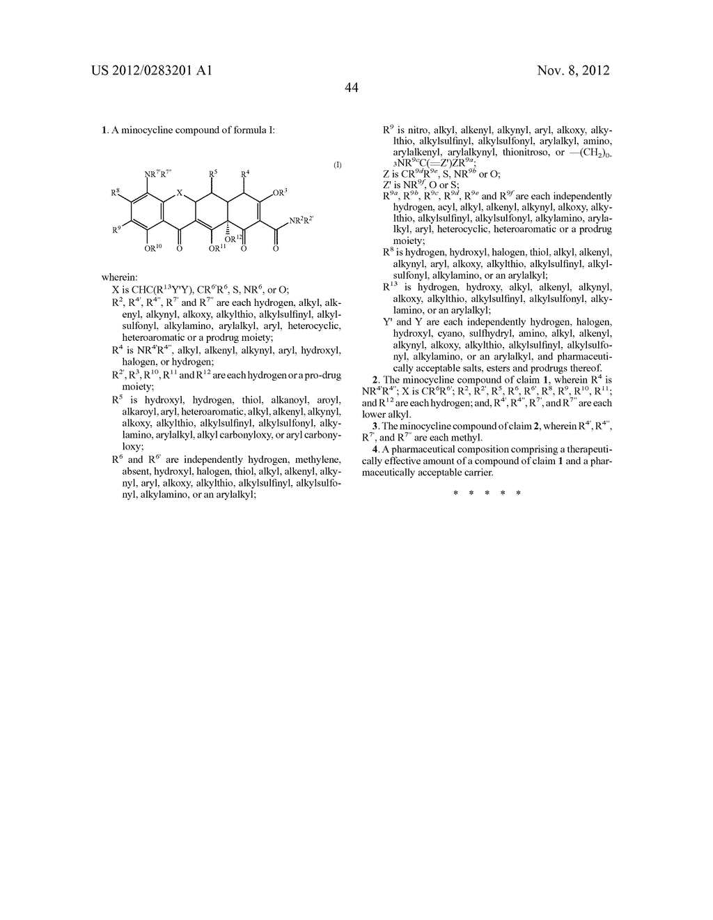 9-SUBSTITUTED MINOCYCLINE COMPOUNDS - diagram, schematic, and image 45