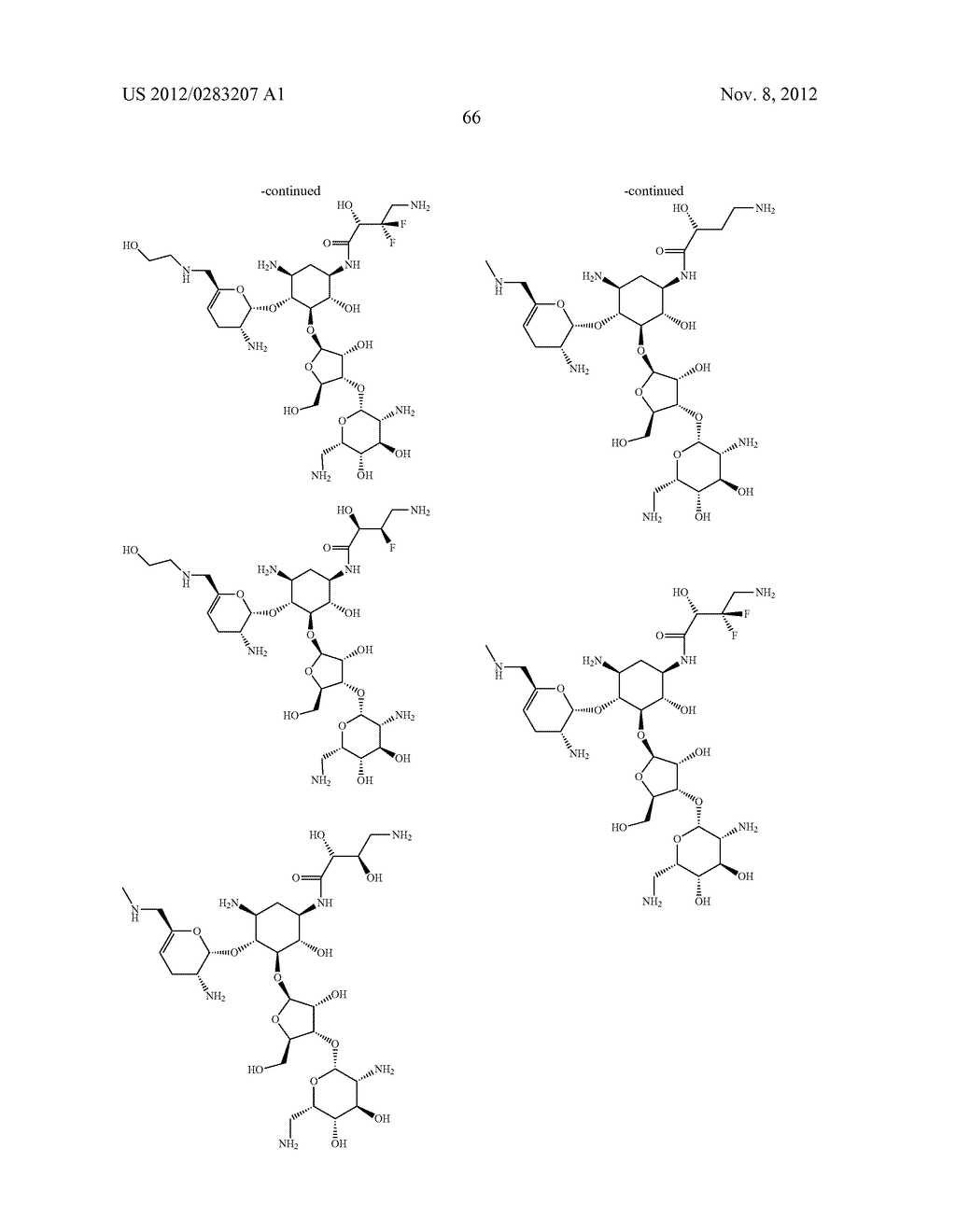 ANTIBACTERIAL AMINOGLYCOSIDE ANALOGS - diagram, schematic, and image 67