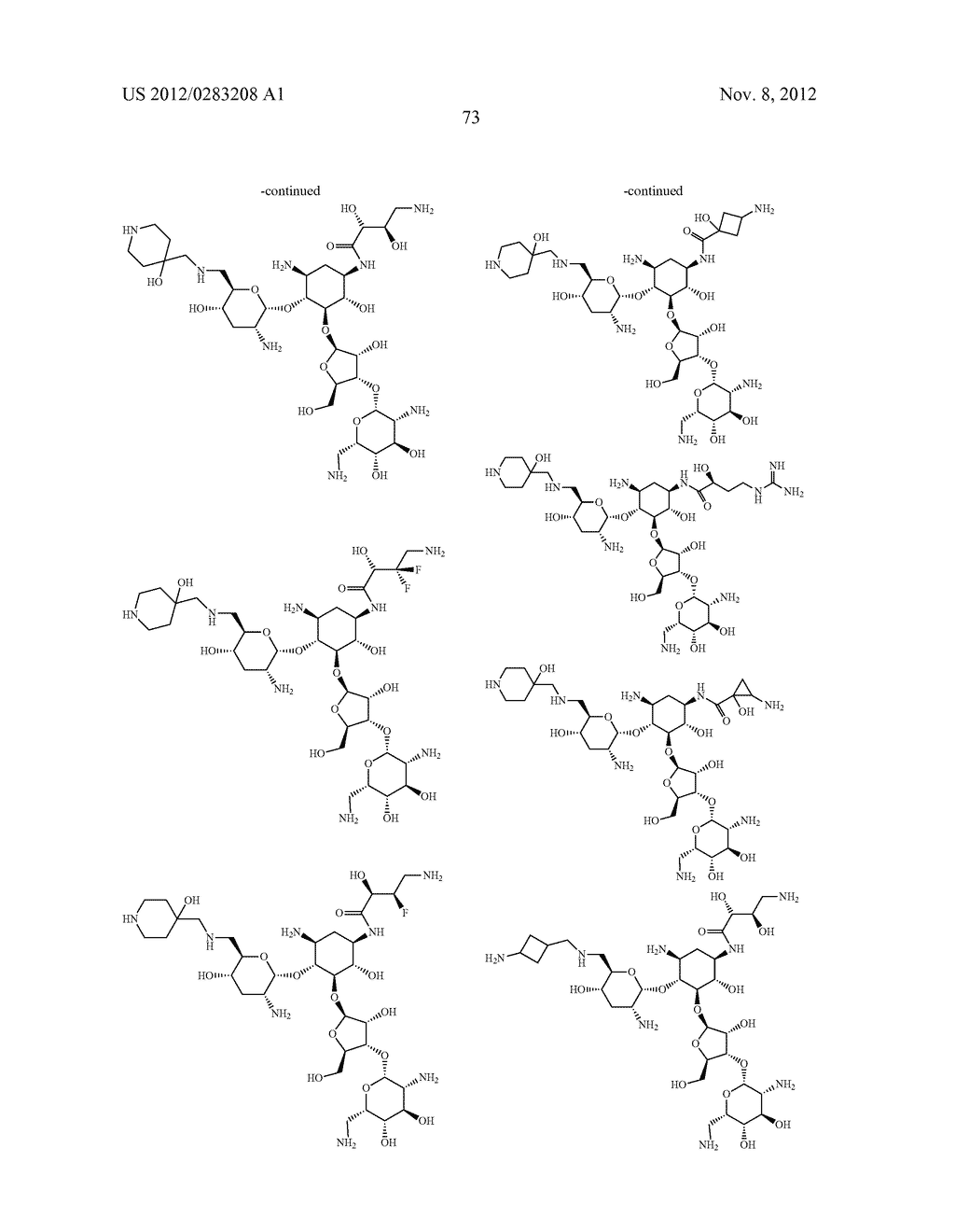 ANTIBACTERIAL AMINOGLYCOSIDE ANALOGS - diagram, schematic, and image 74