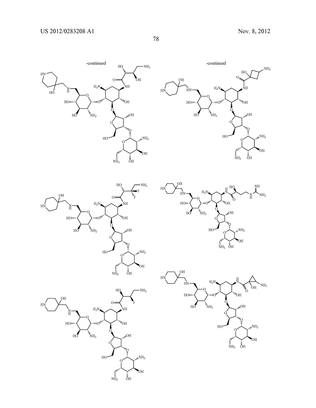 ANTIBACTERIAL AMINOGLYCOSIDE ANALOGS - diagram, schematic, and image 79