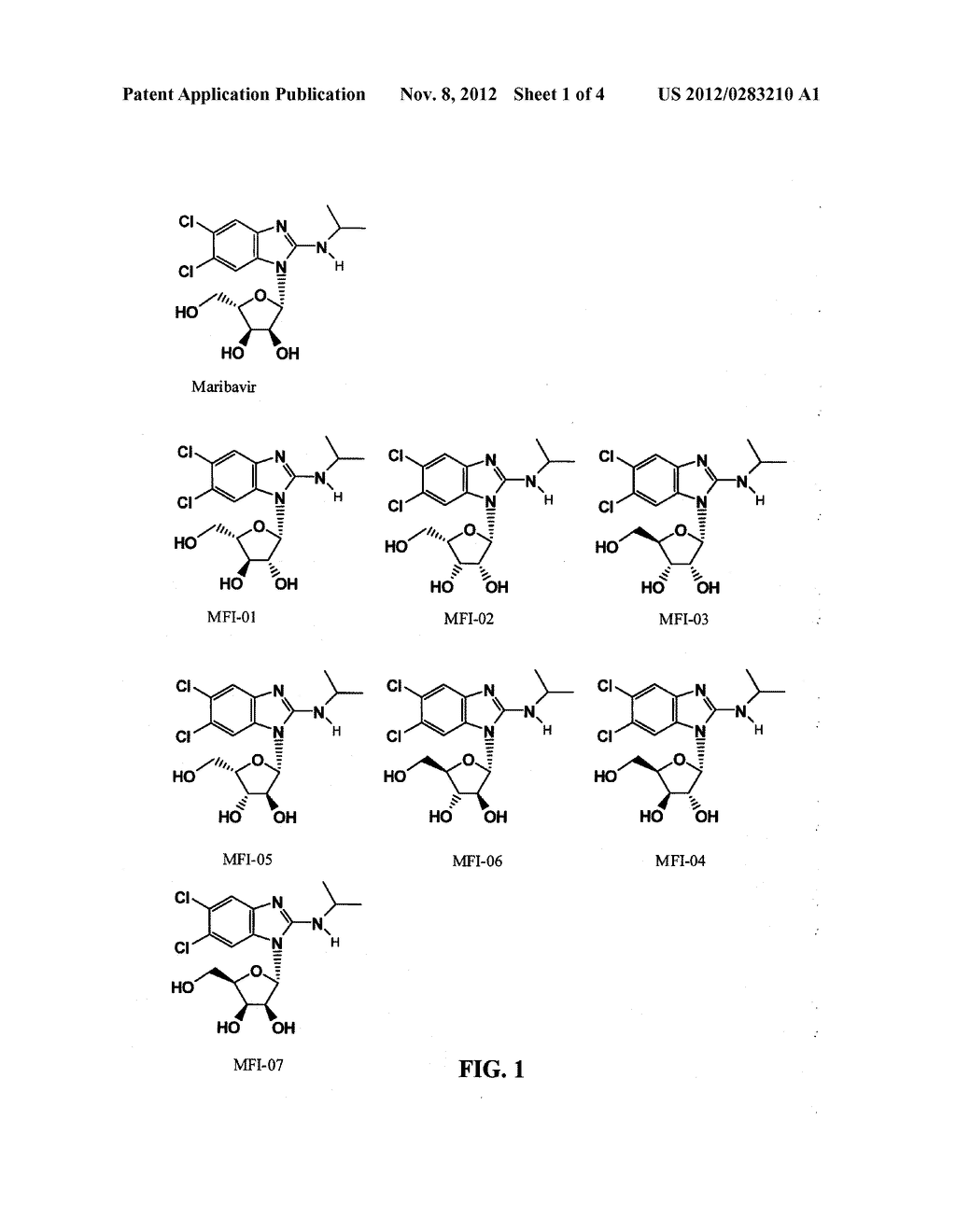 MARIBAVIR ISOMERS, COMPOSITIONS, METHODS OF MAKING AND METHODS OF USING - diagram, schematic, and image 02