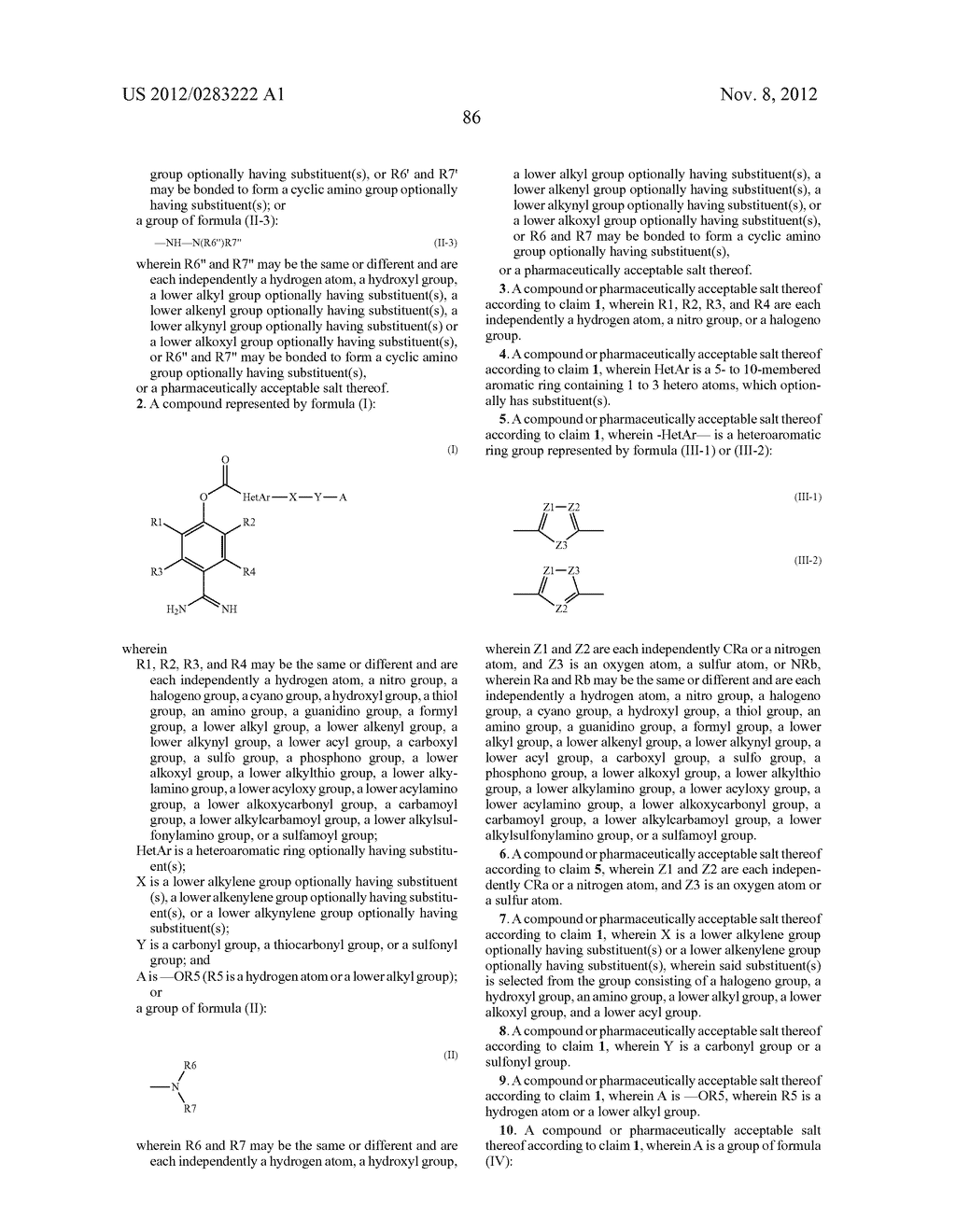 HETEROARYLCARBOXYLIC ACID ESTER DERIVATIVE - diagram, schematic, and image 87