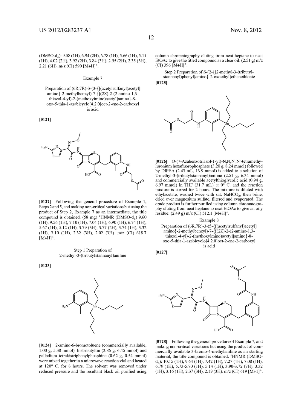 NOVEL CEPHALOSPORINS USEFUL AS ANTIBACTERIAL AGENTS - diagram, schematic, and image 13