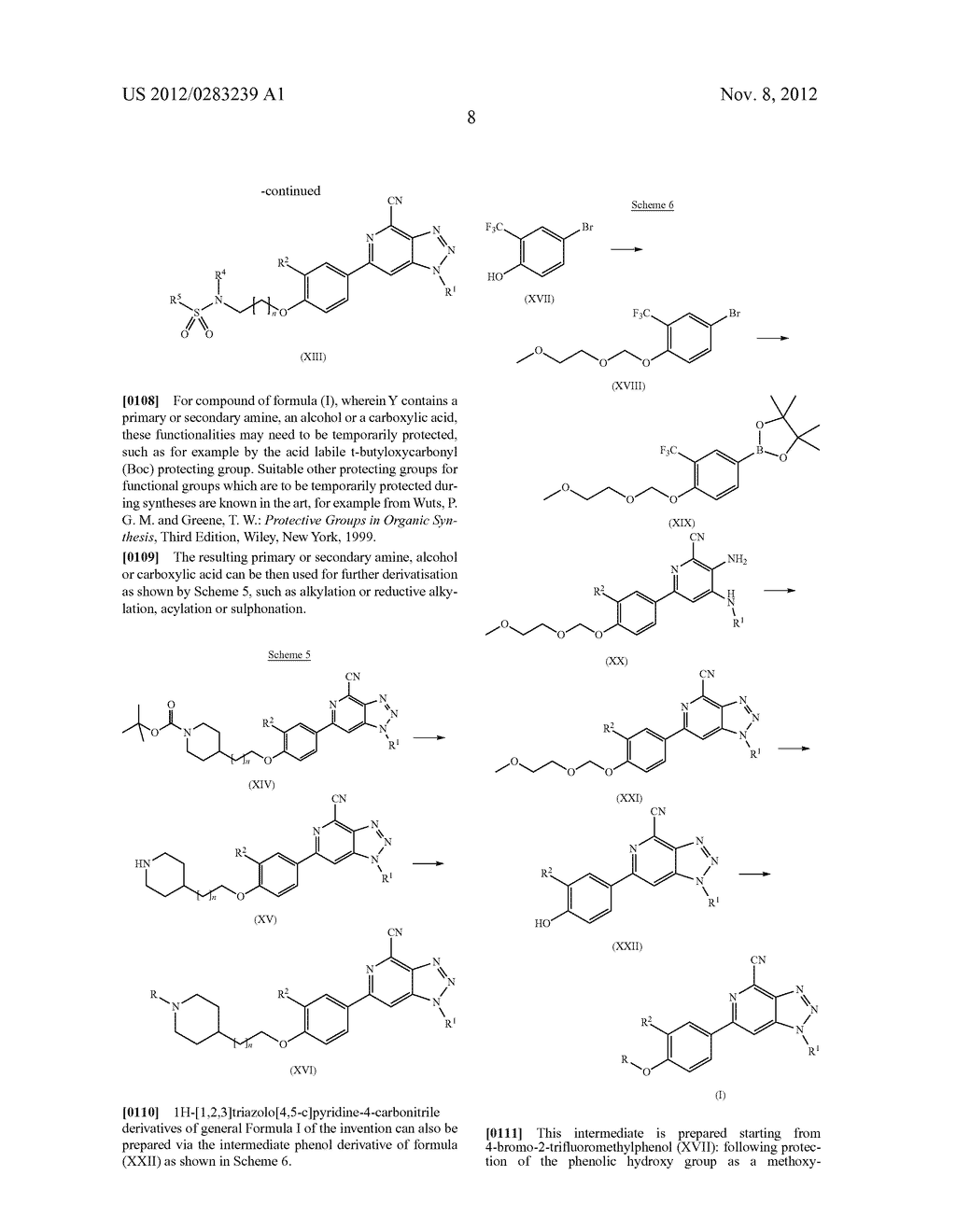 1H-[1,2,3]TRIAZOLO[4,5-c]PYRIDINE-4-CARBONITRILE DERIVATIVES - diagram, schematic, and image 09