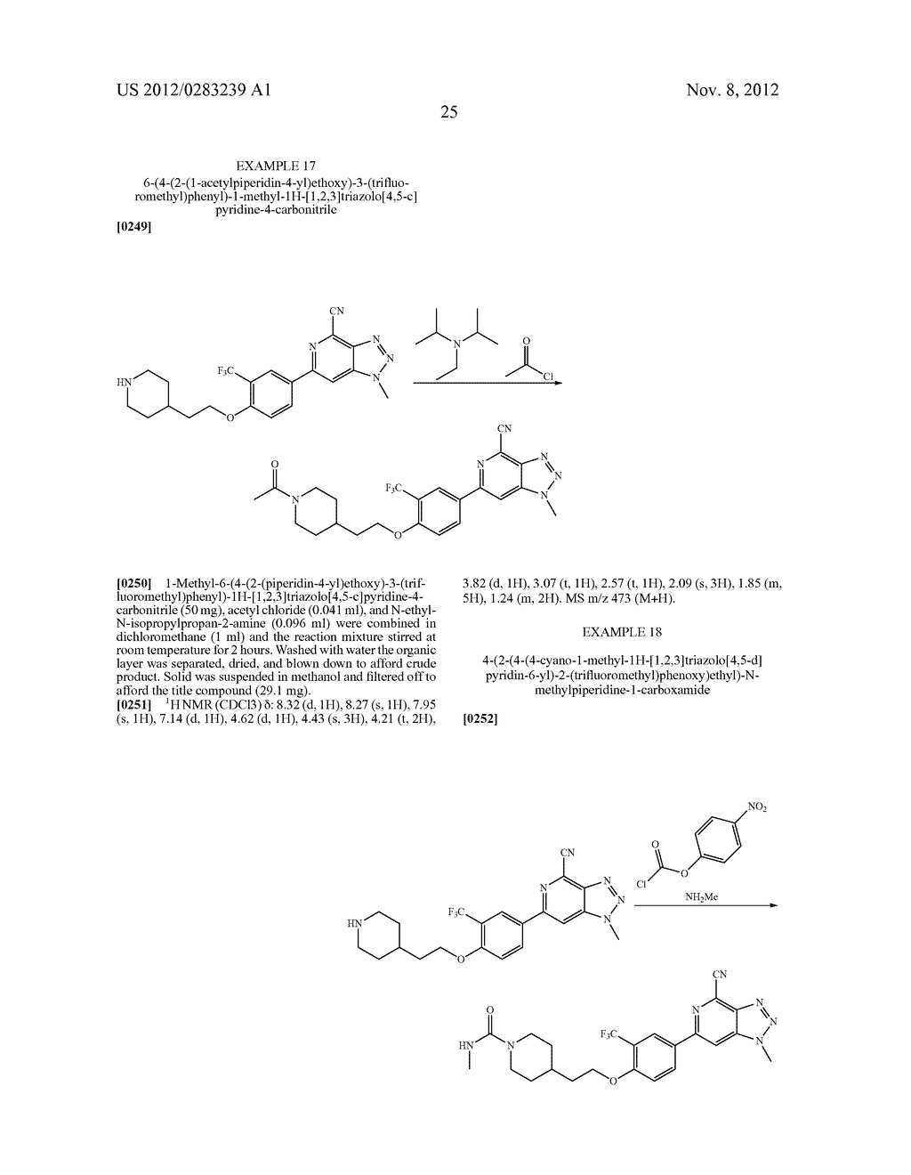 1H-[1,2,3]TRIAZOLO[4,5-c]PYRIDINE-4-CARBONITRILE DERIVATIVES - diagram, schematic, and image 26