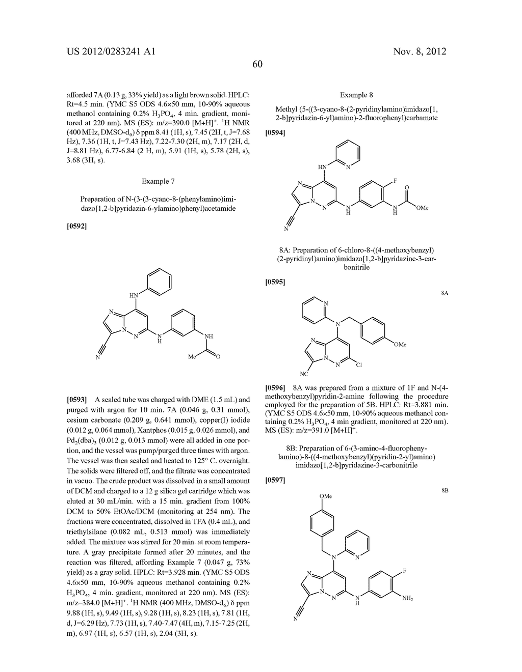 IMIDAZOPYRIDAZINECARBONITRILES USEFUL AS KINASE INHIBITORS - diagram, schematic, and image 61