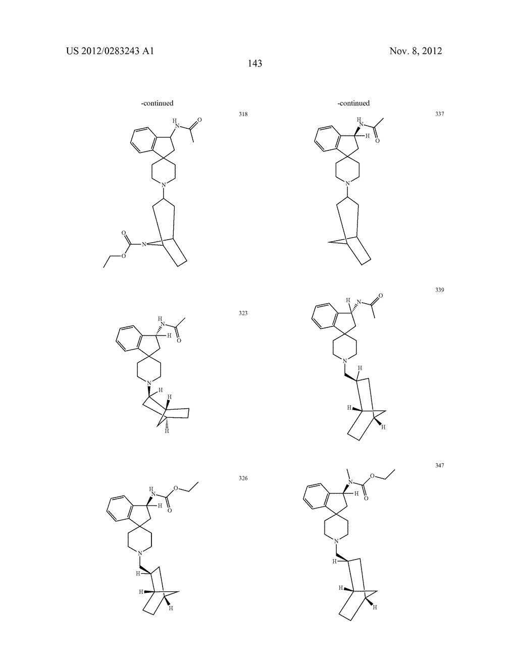 Spiroindoline Modulators of Muscarinic Receptors - diagram, schematic, and image 144