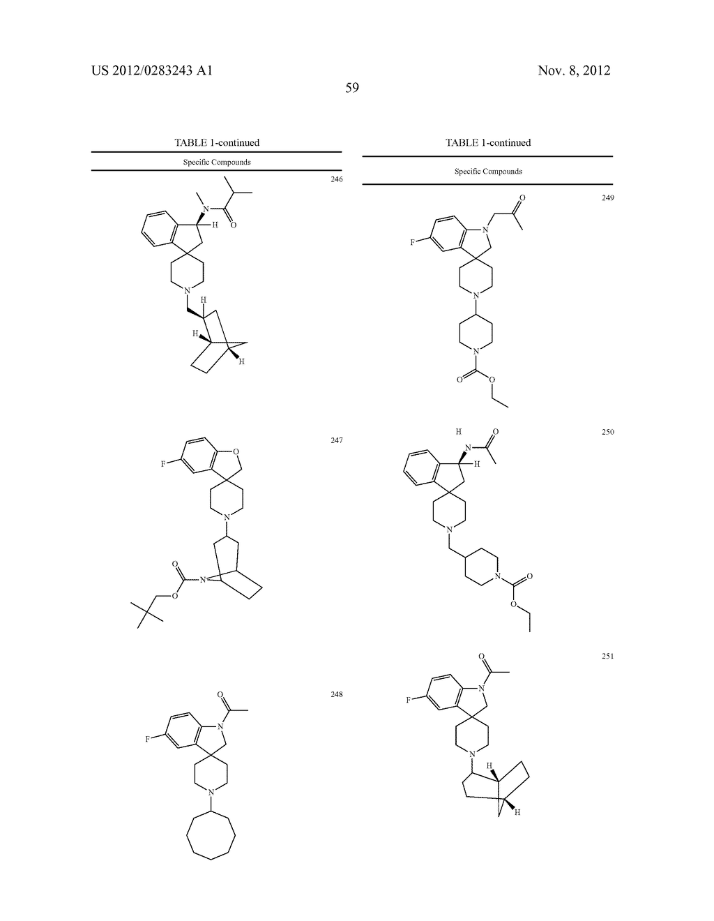 Spiroindoline Modulators of Muscarinic Receptors - diagram, schematic, and image 60