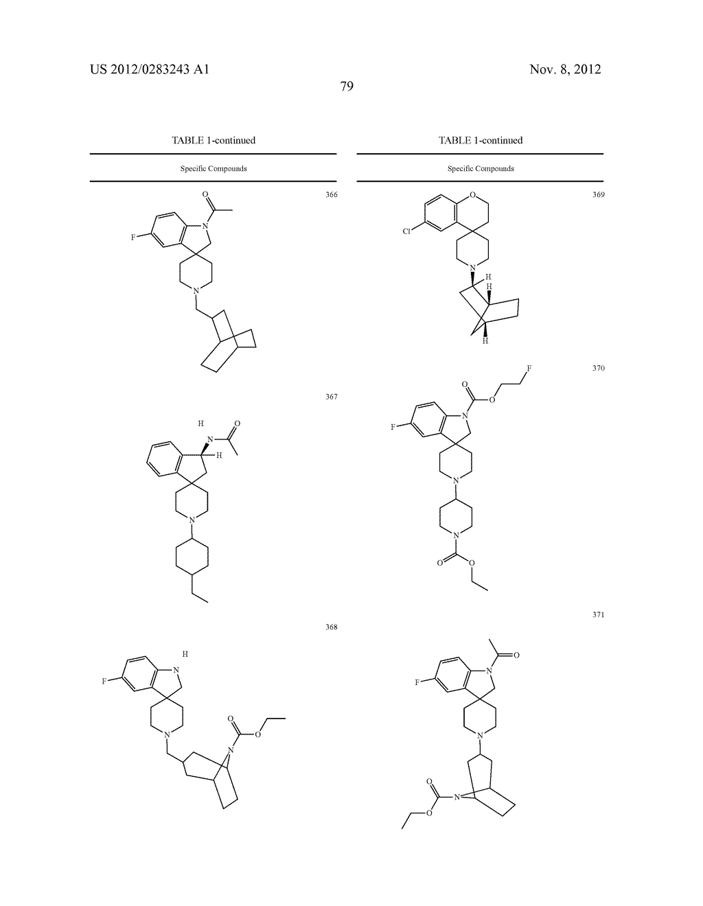 Spiroindoline Modulators of Muscarinic Receptors - diagram, schematic, and image 80