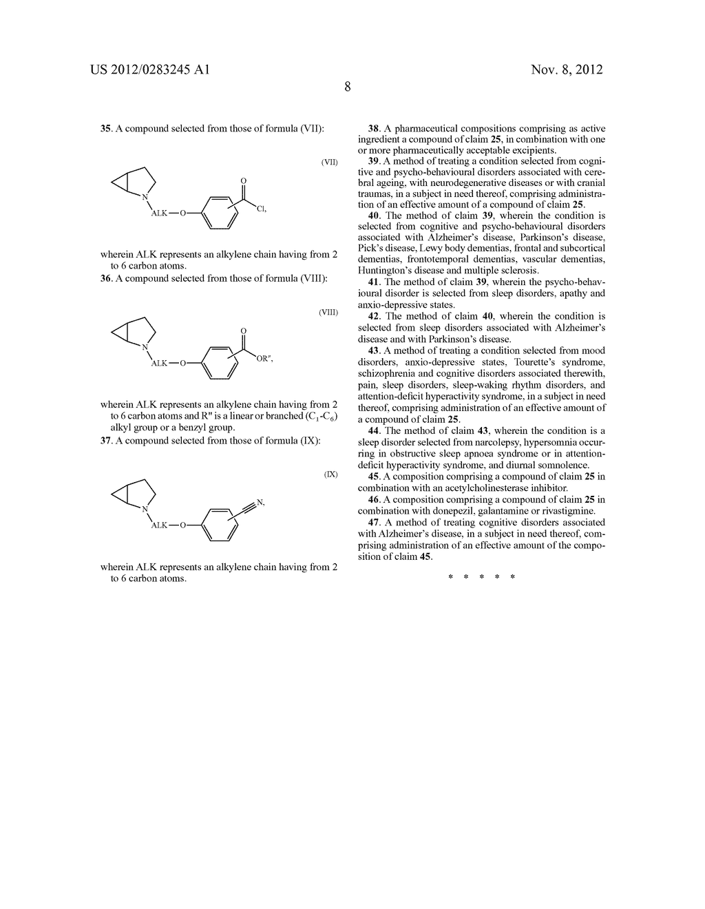 AZABICYCLO[3.1.0]HEX-2-YL COMPOUNDS, A PROCESS FOR THEIR PREPARATION AND     PHARMACEUTICAL COMPOSITIONS CONTAINING THEM - diagram, schematic, and image 09