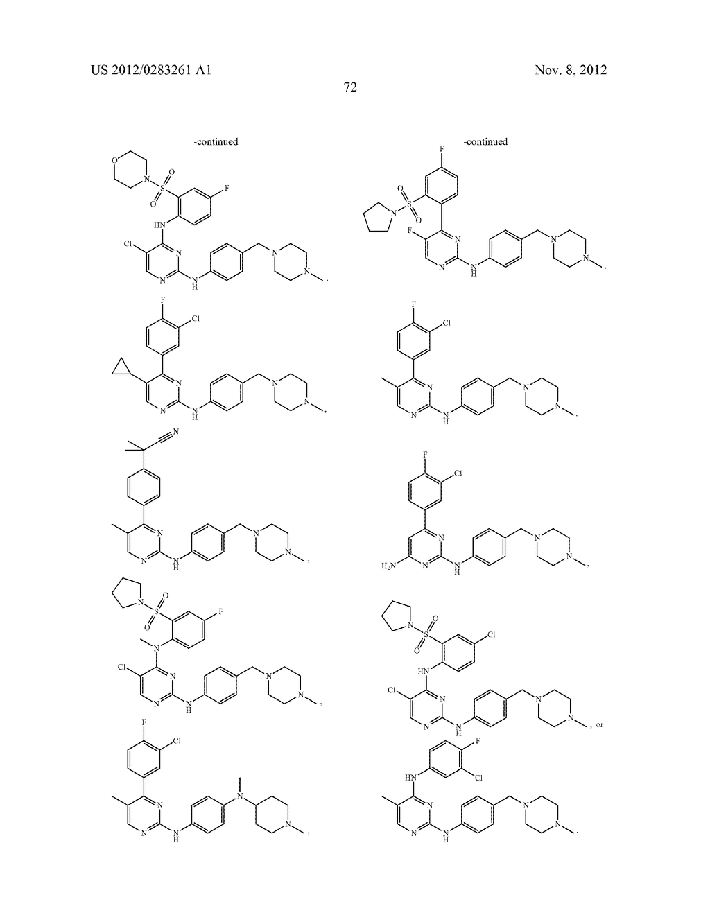 SUBSTITUTED N-PHENYLPYRIMIDIN-2-AMINE ANALOGS AS INHIBITORS OF THE AXL     KINASE - diagram, schematic, and image 88