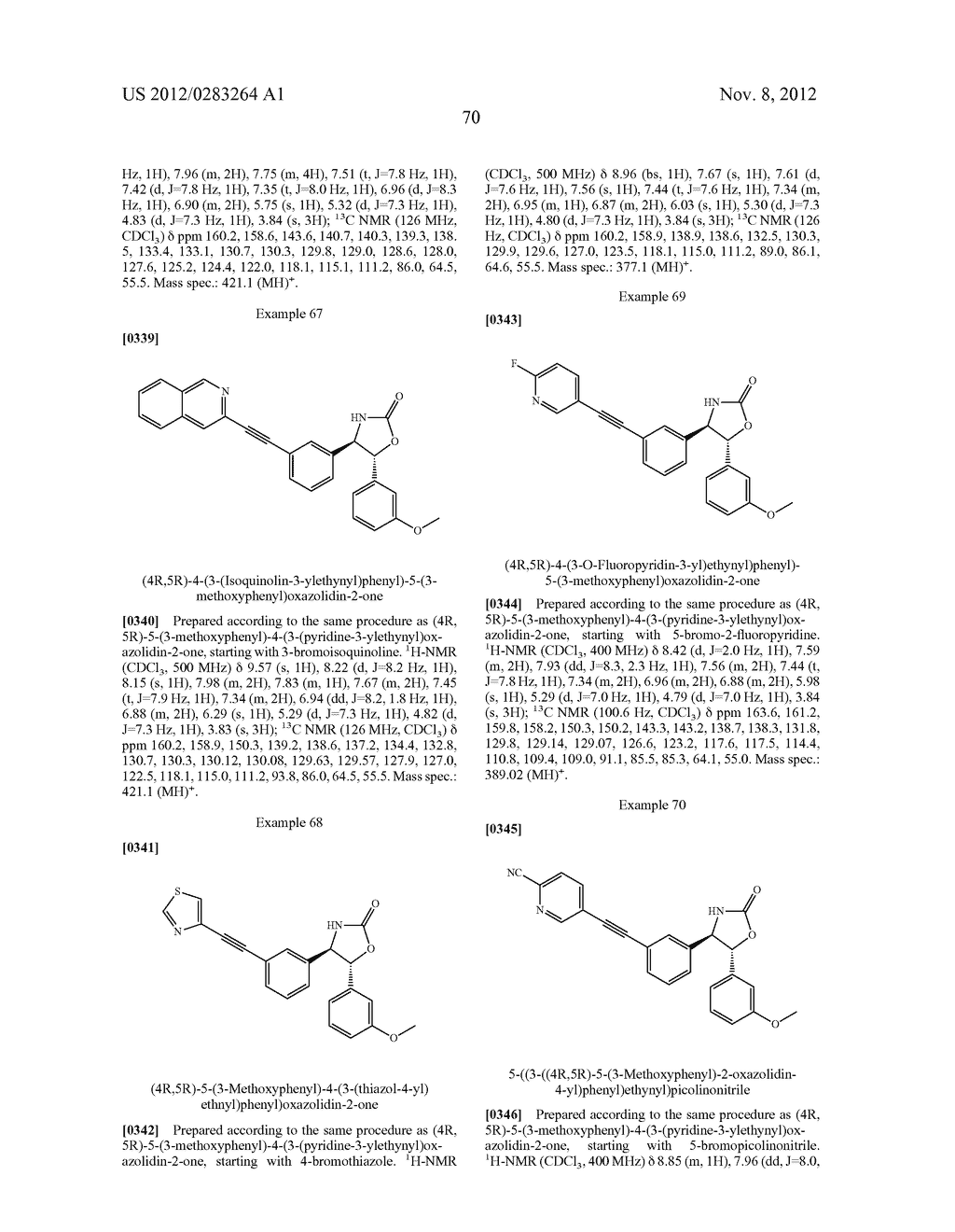 Oxazolidinones as Modulators of MGLUR5 - diagram, schematic, and image 71