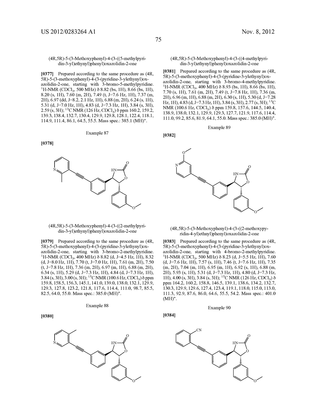 Oxazolidinones as Modulators of MGLUR5 - diagram, schematic, and image 76