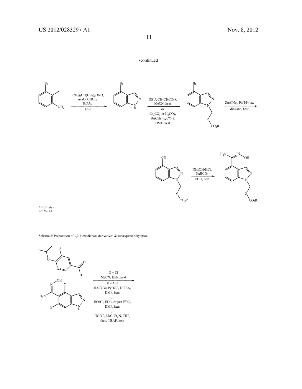 OXADIAZOLE SUBSTITUTED INDAZOLE DERIVATIVES FOR USE AS SPHINGOSINE     1-PHOSPHATE 1 (S1P1) RECEPTOR AGONISTS - diagram, schematic, and image 12