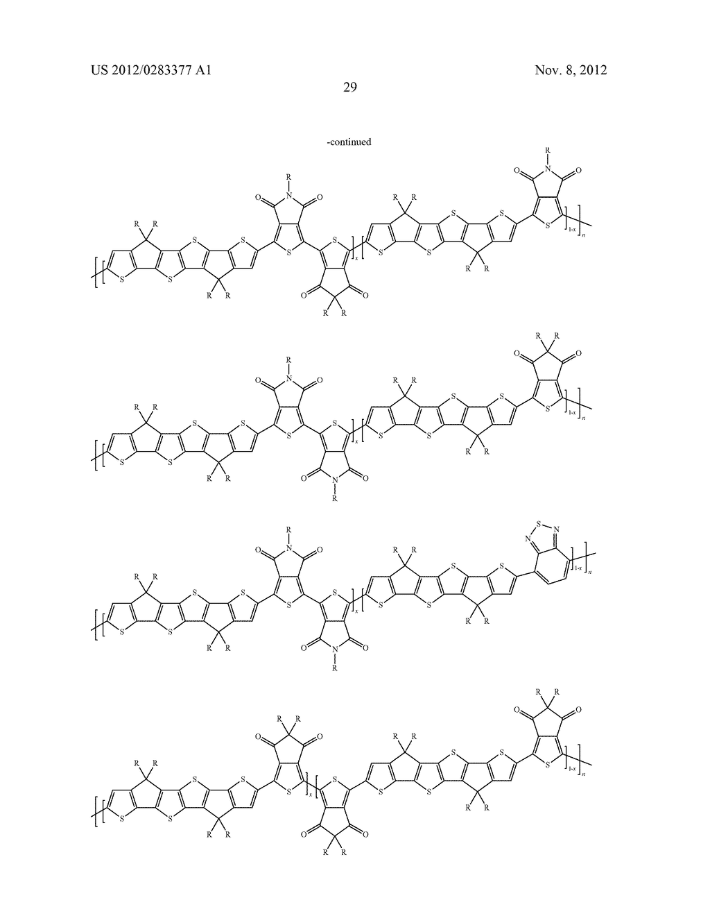 ORGANIC ELECTRONIC DEVICES, INCLUDING ORGANIC PHOTOVOLTAIC DEVICES,     POLYMERS, AND MONOMERS - diagram, schematic, and image 34