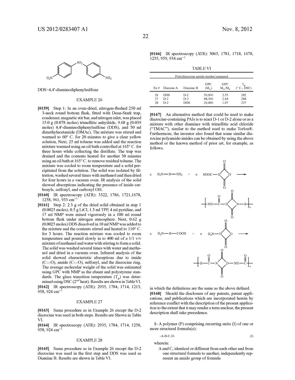 New polyamide, polyimide or polyamide-imide comprising dibenzodiazocine     units - diagram, schematic, and image 23